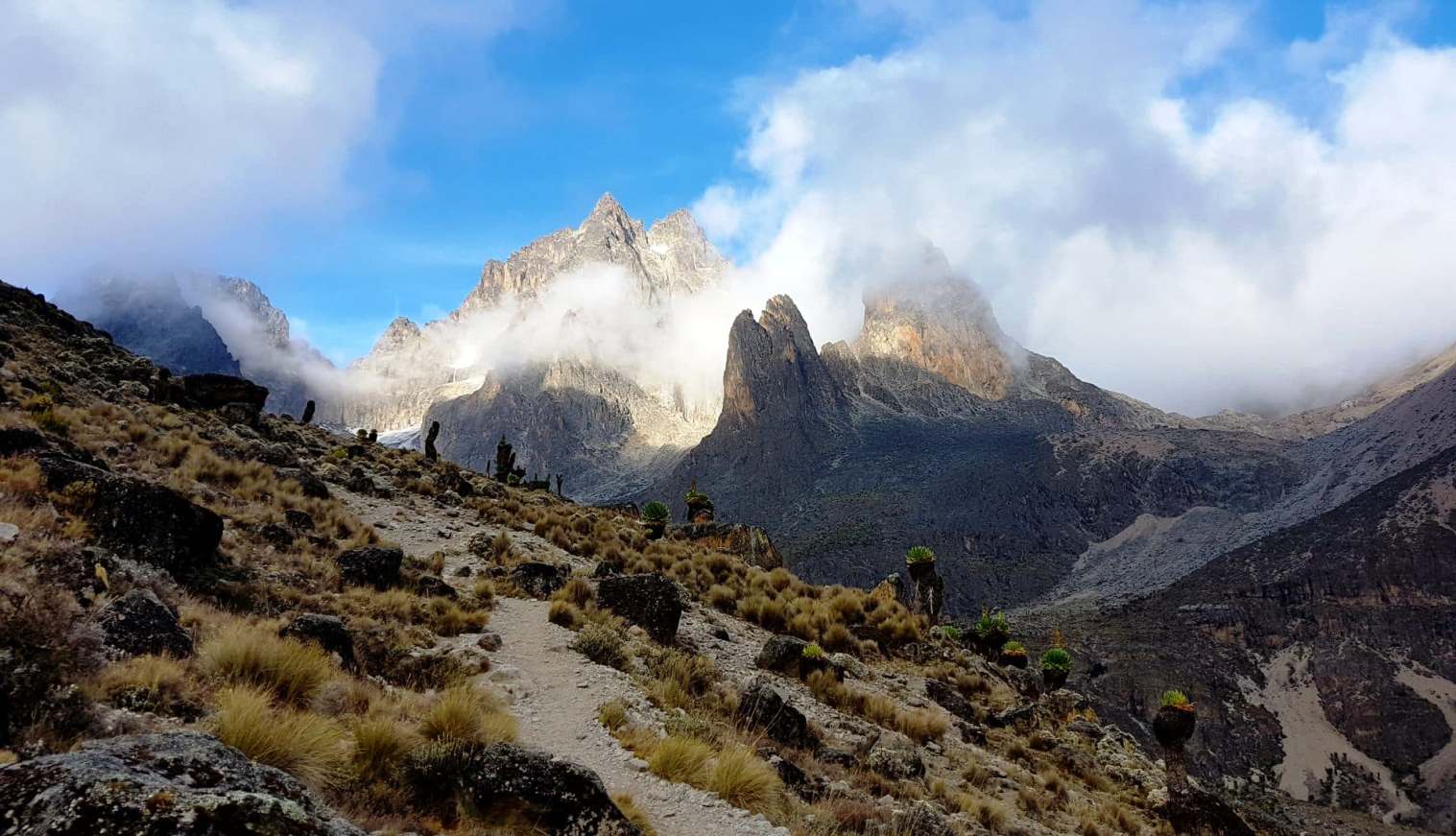 4 Days Mt Kenya Climbing: Chogoria – Sirimon Route